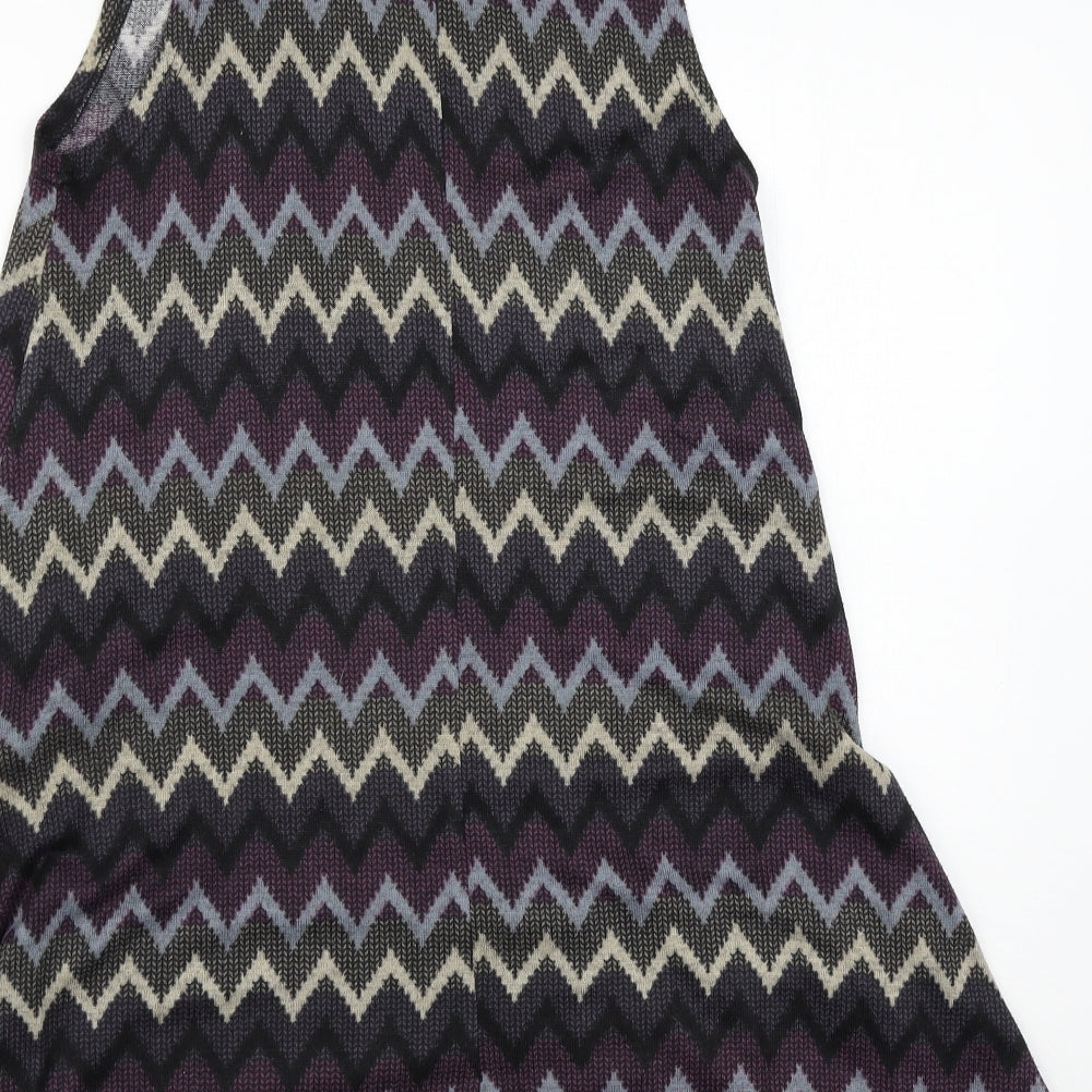 IZABEL Womens Multicoloured Striped  Jumper Dress  Size 10