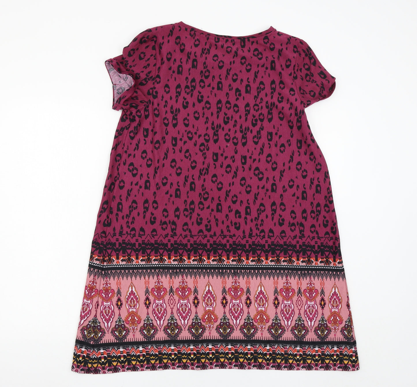 George Womens Multicoloured Argyle/Diamond  T-Shirt Dress  Size 14