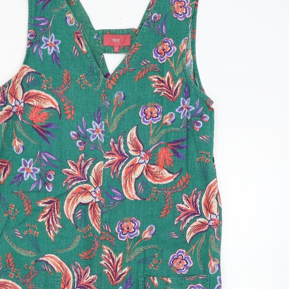 NEXT Womens Multicoloured Fair Isle  Tank Dress  Size 12