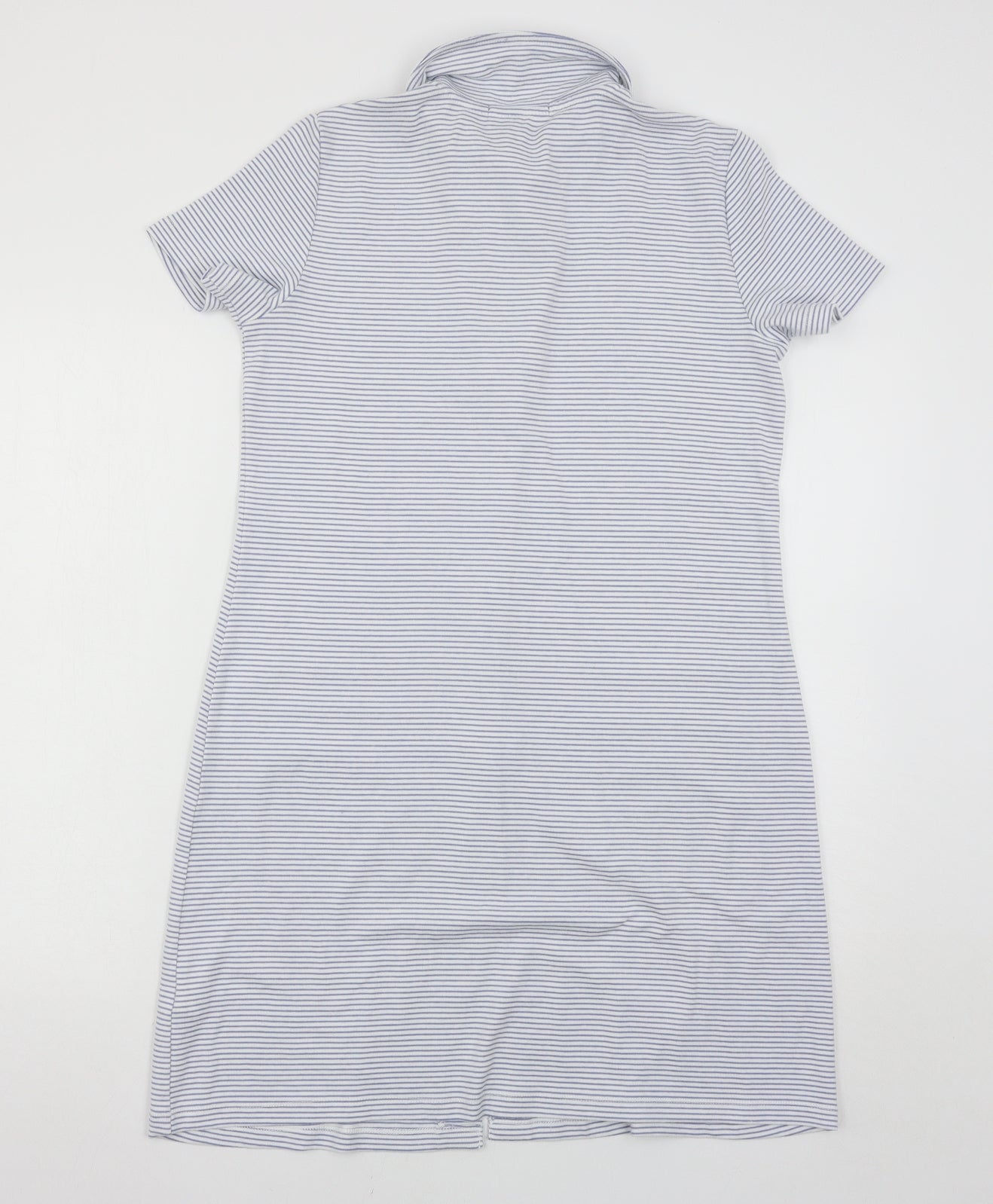 Primark Womens Blue Striped  Shirt Dress  Size 14