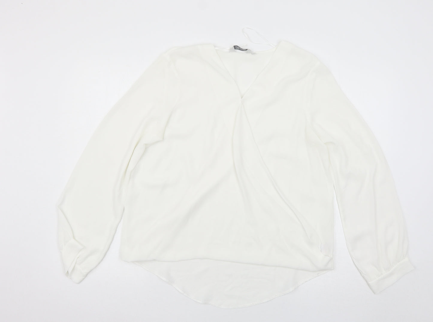 Peacocks Womens White   Basic Blouse Size 12