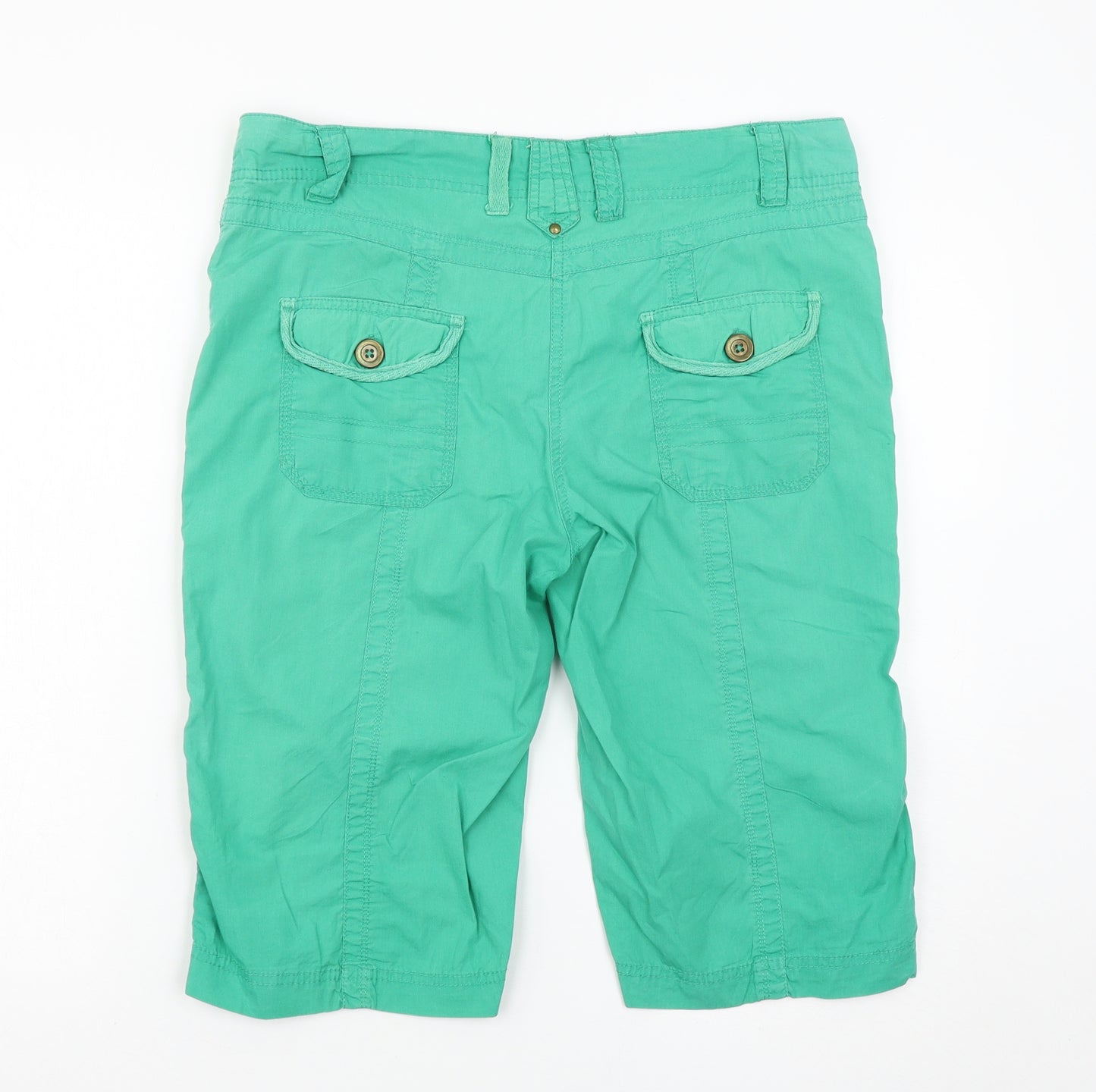 George Womens Green   Cropped Trousers Size 10