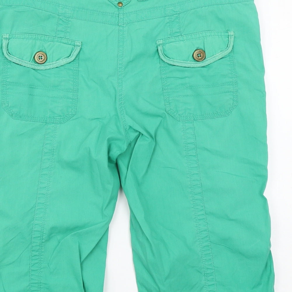 George Womens Green   Cropped Trousers Size 10