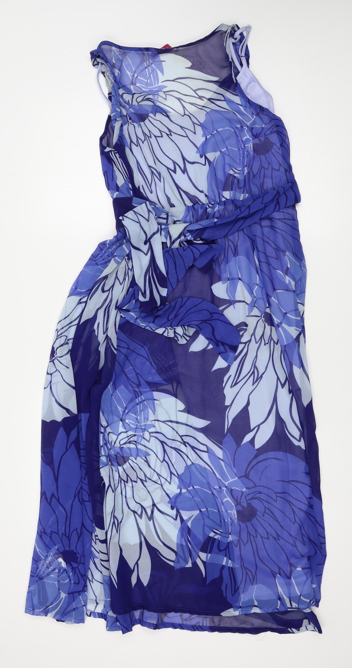 Together Womens Blue Floral  Maxi  Size 12
