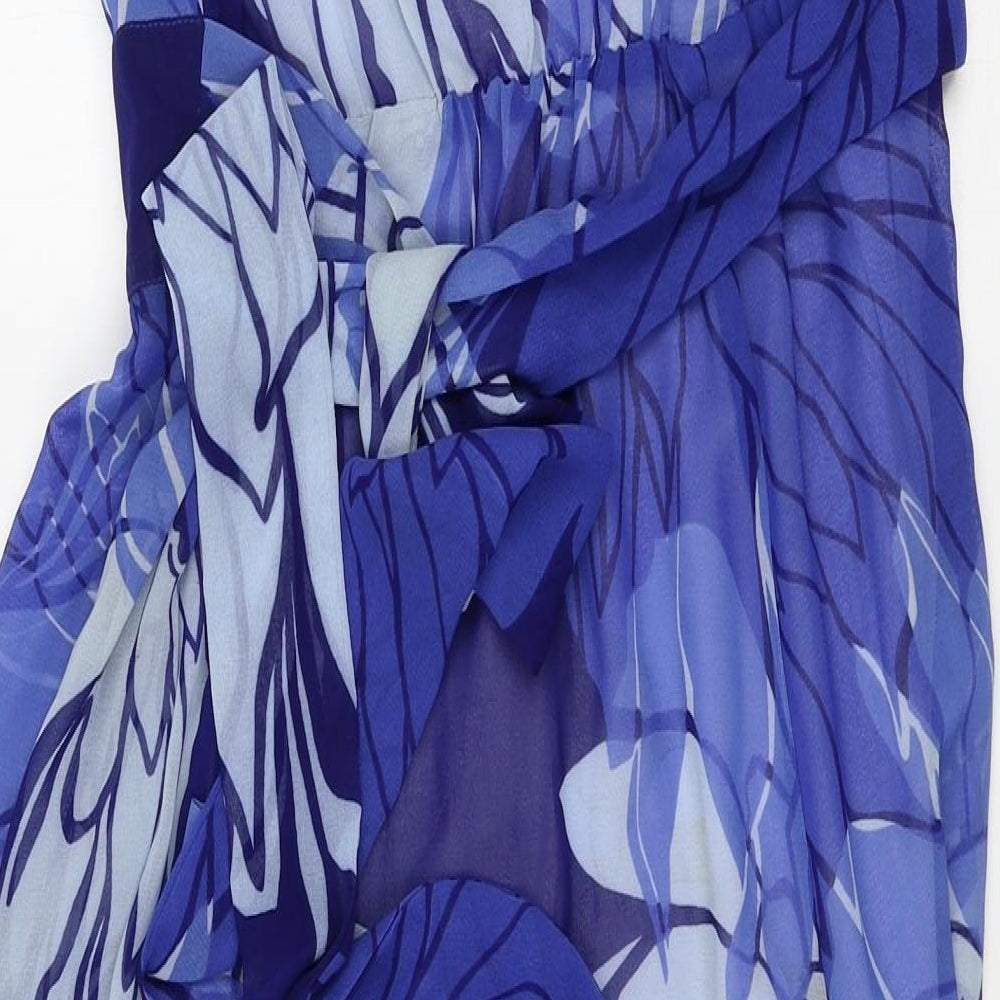 Together Womens Blue Floral  Maxi  Size 12