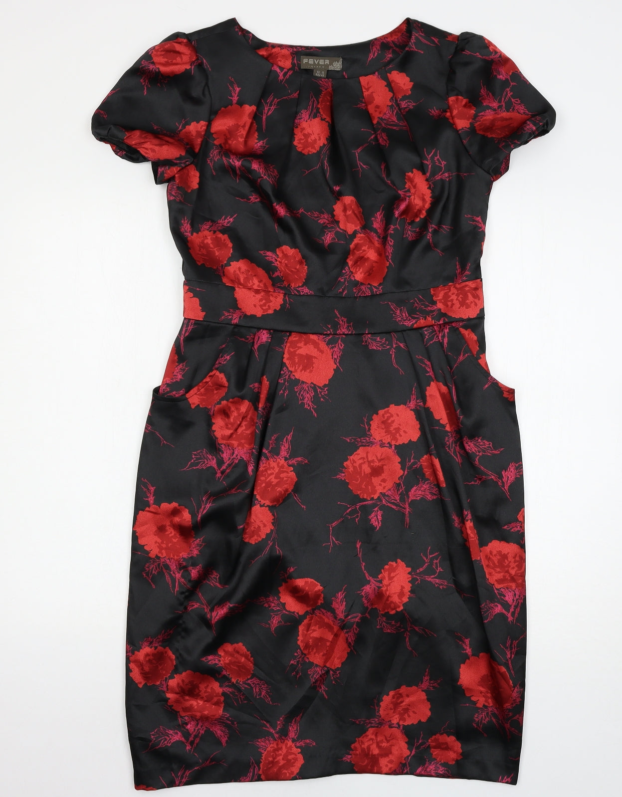 Fever London Womens Multicoloured Floral  Bodycon  Size 14