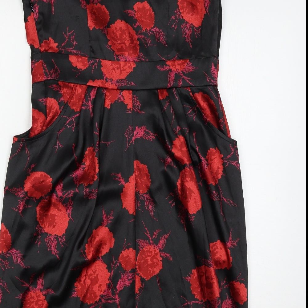 Fever London Womens Multicoloured Floral  Bodycon  Size 14