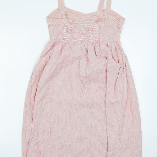 George Womens Pink Striped  Tank Dress  Size 12
