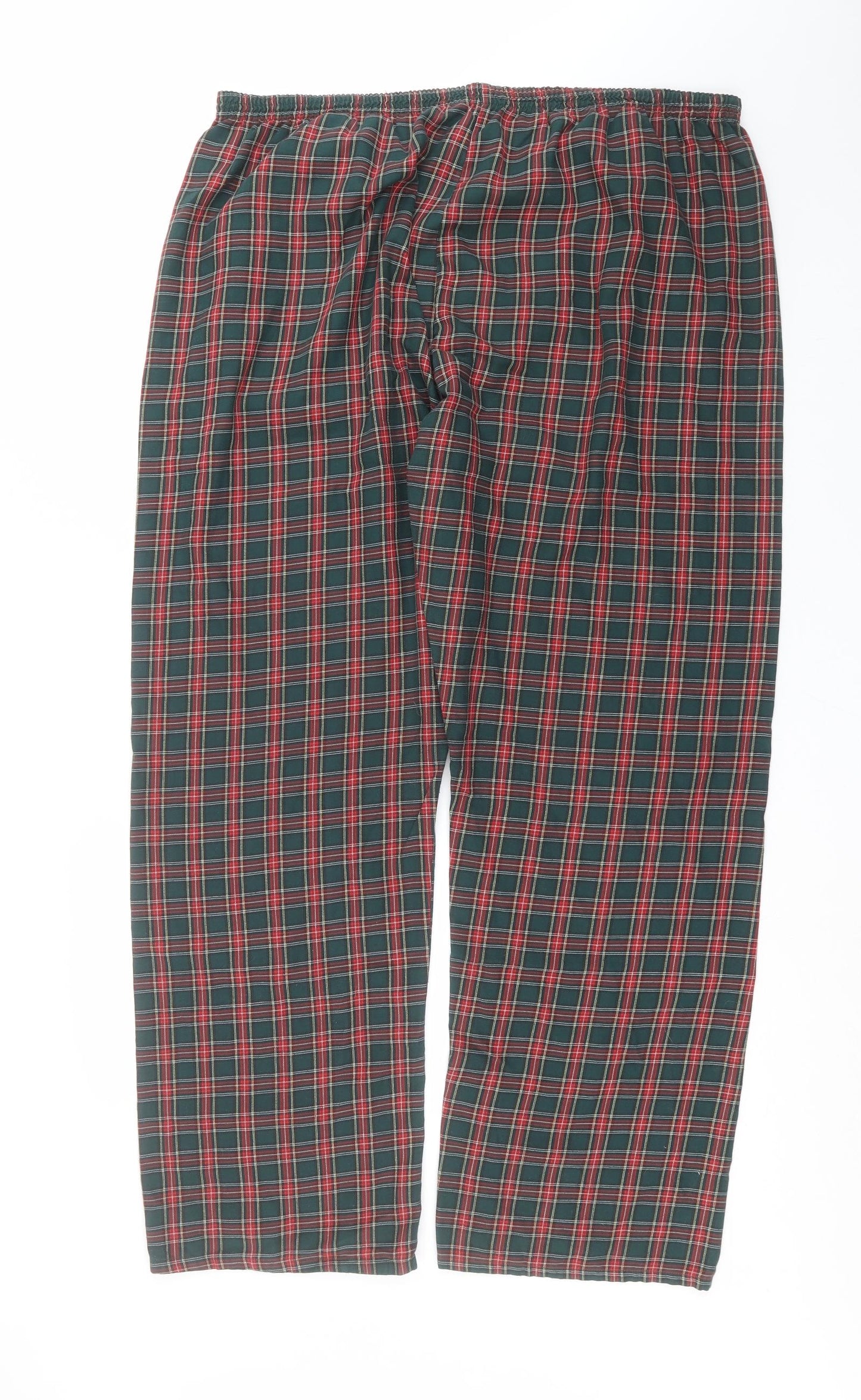 George Mens Green Plaid   Pyjama Pants Size XL