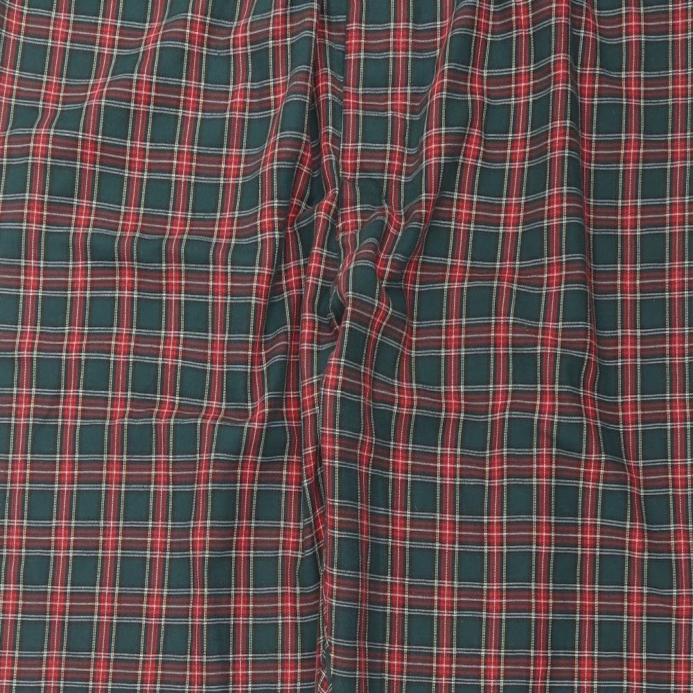 George Mens Green Plaid   Pyjama Pants Size XL