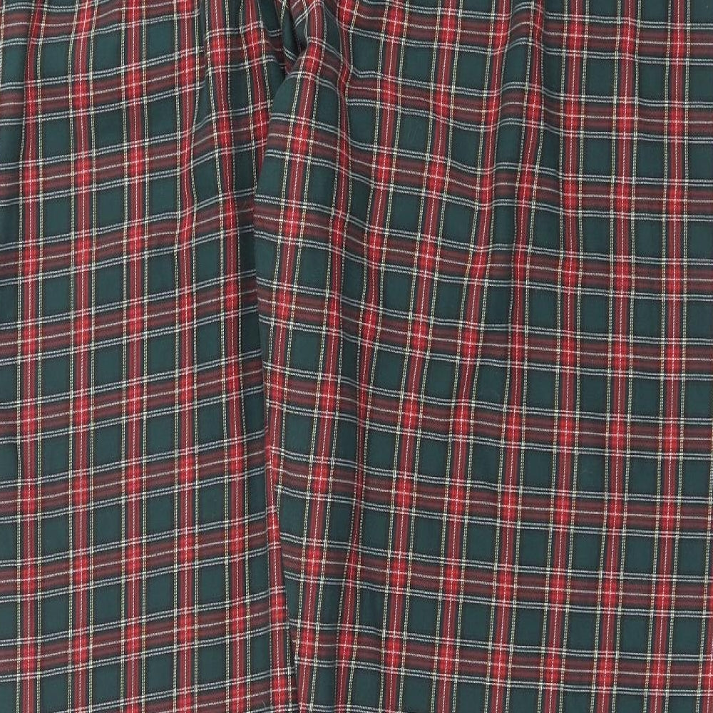George Mens Green Plaid   Pyjama Pants Size XL
