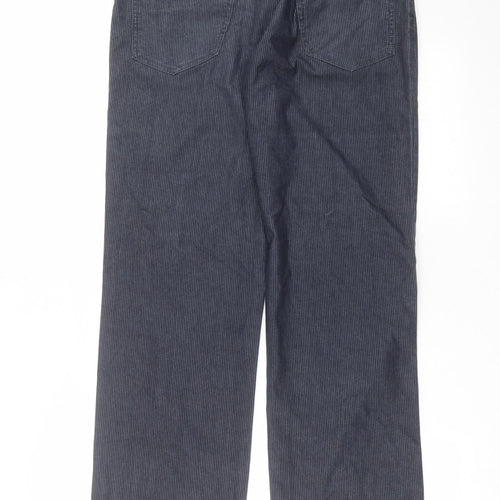 Florentino Womens Blue Striped  Trousers  Size 32 in L30 in