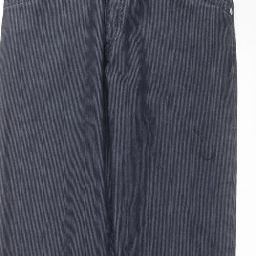 Florentino Womens Blue Striped  Trousers  Size 32 in L30 in