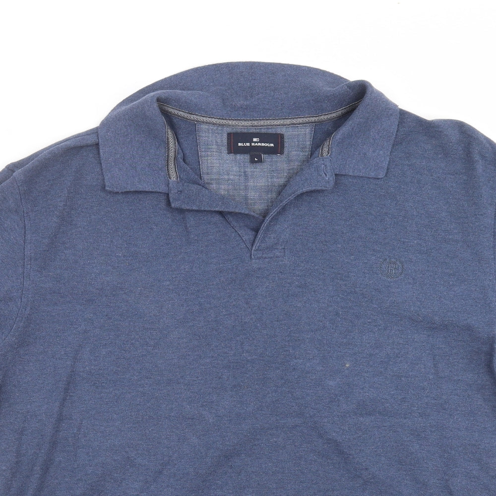 Marks and Spencer Mens Blue    Polo Size L