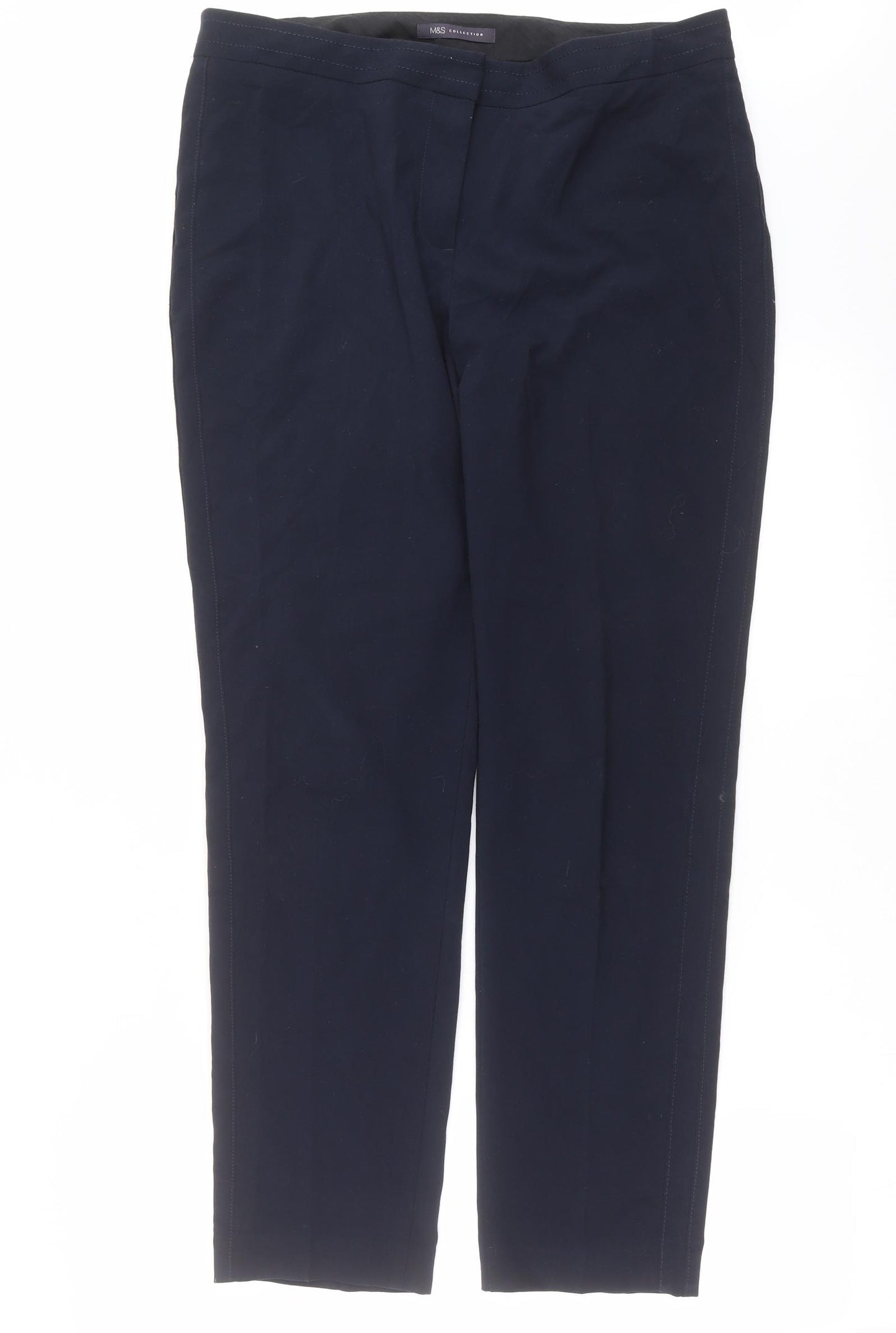 Marks and Spencer Womens Blue   Trousers  Size 14 L29 in