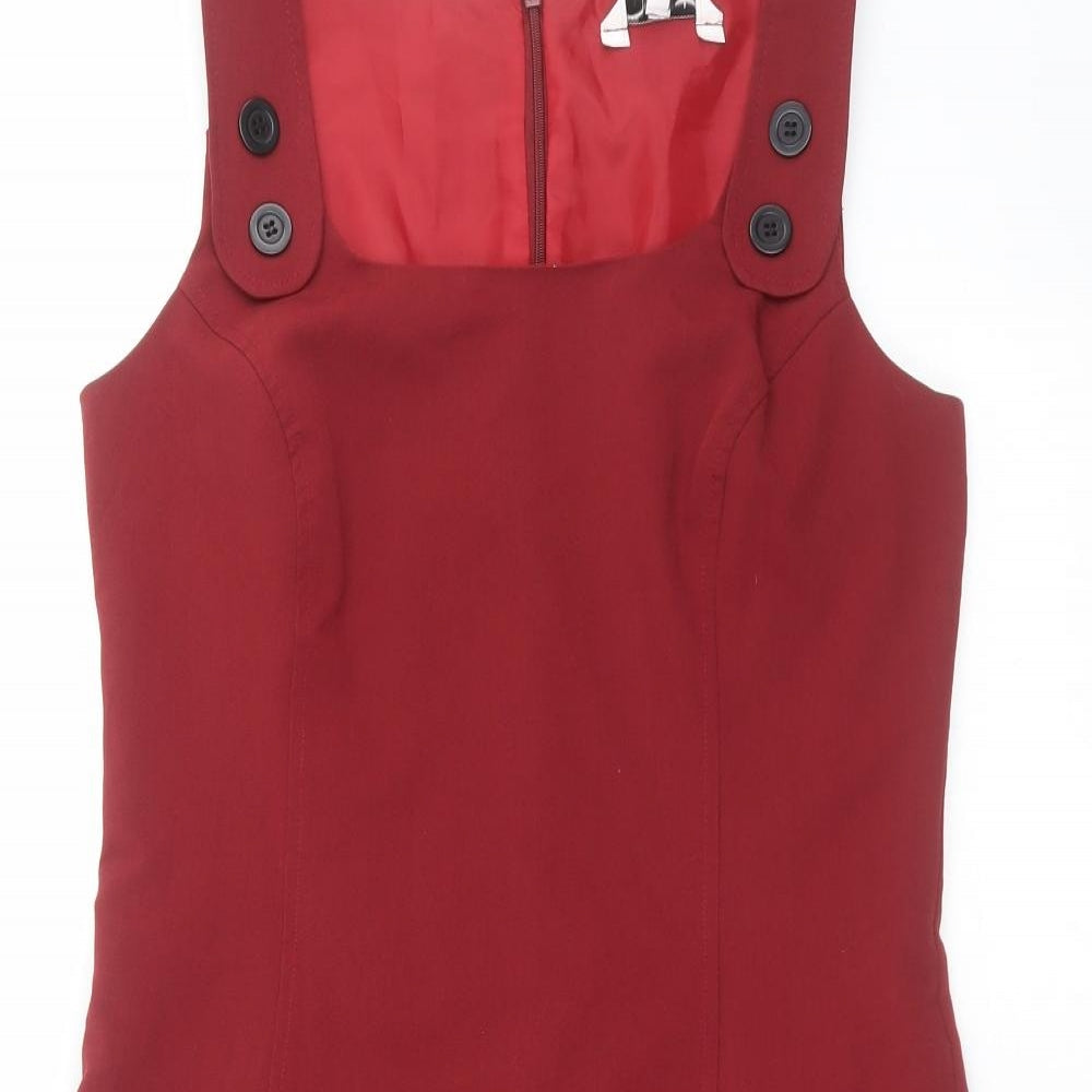 New Look Womens Red   Shift  Size 10