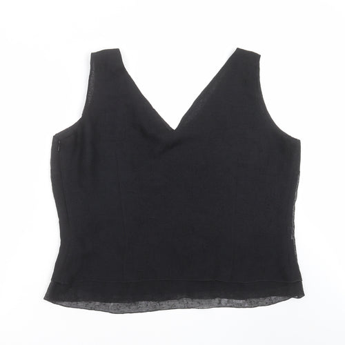 lucinda Womens Black   Basic Blouse Size 20