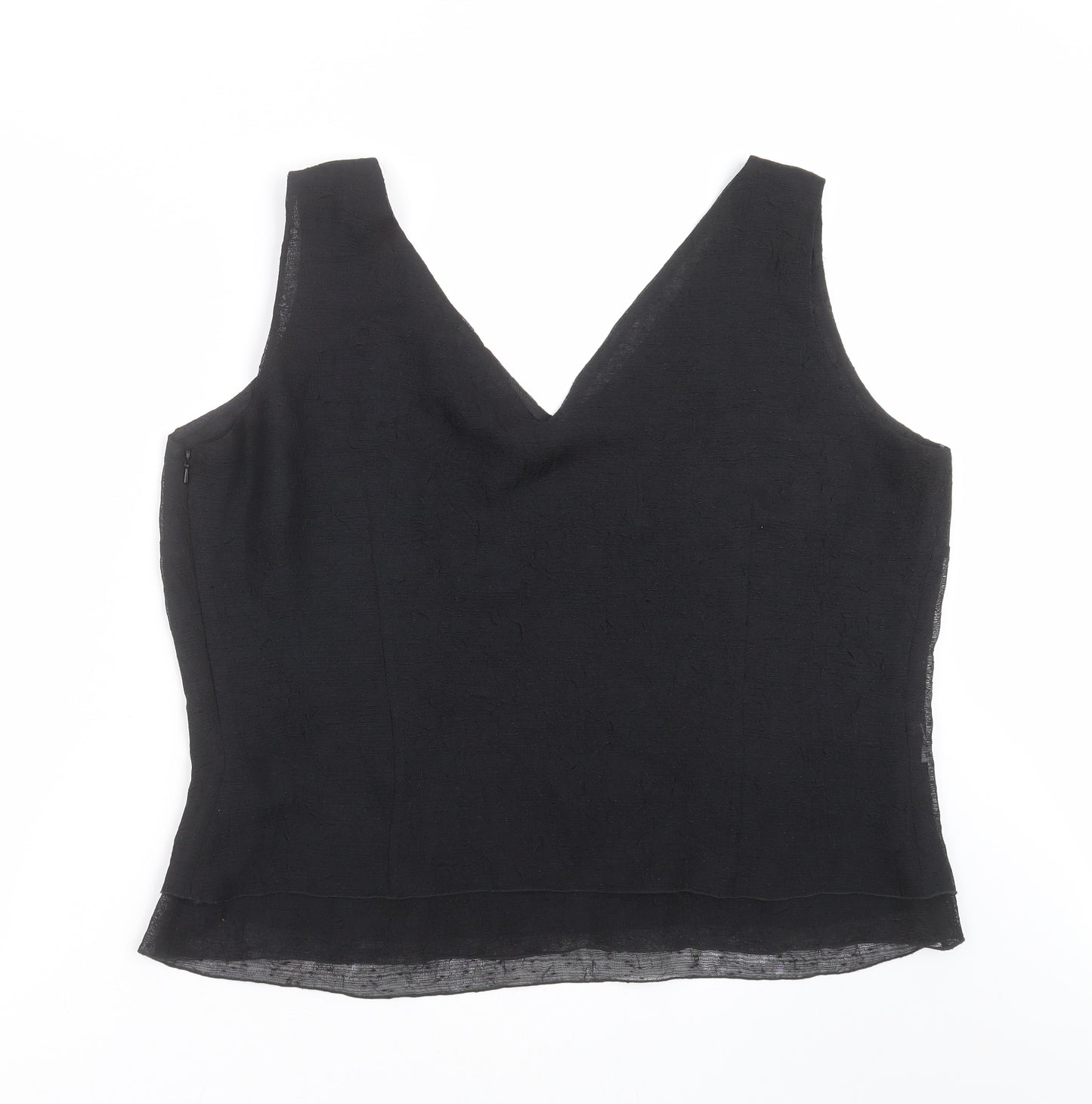 lucinda Womens Black   Basic Blouse Size 20