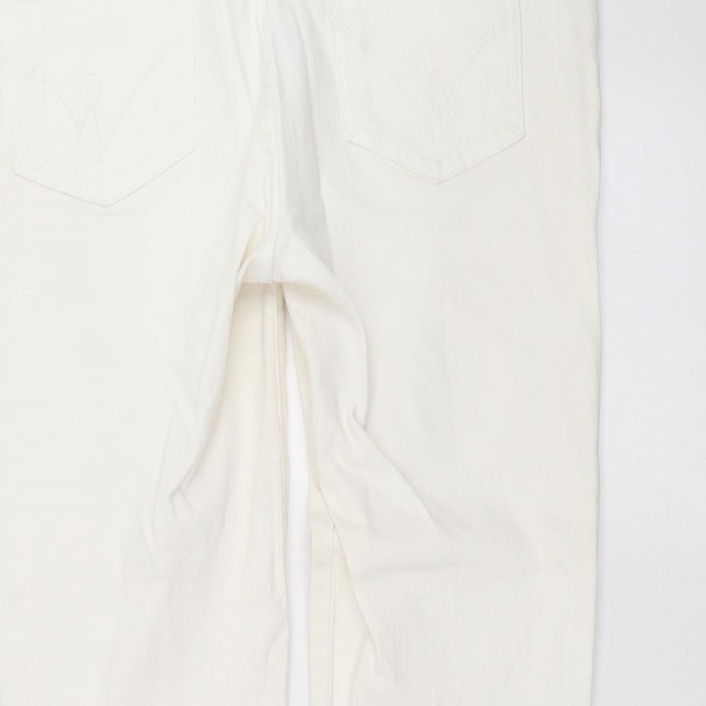 White Stuff Womens White  Denim Cropped Jeans Size 34 in L22 in
