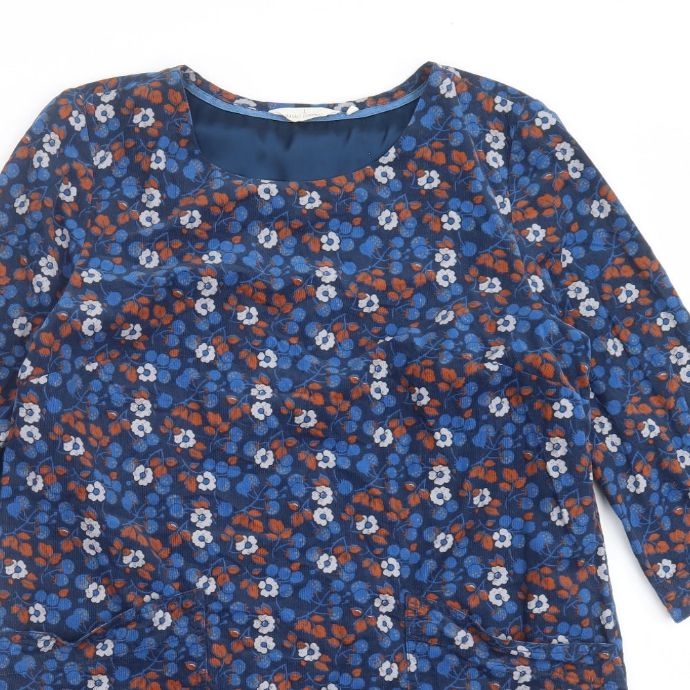 Seasalt Womens Blue Floral  Shift  Size 14