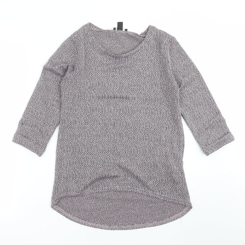 New Look Womens Purple  Knit Pullover Jumper Size 8