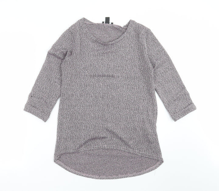 New Look Womens Purple  Knit Pullover Jumper Size 8