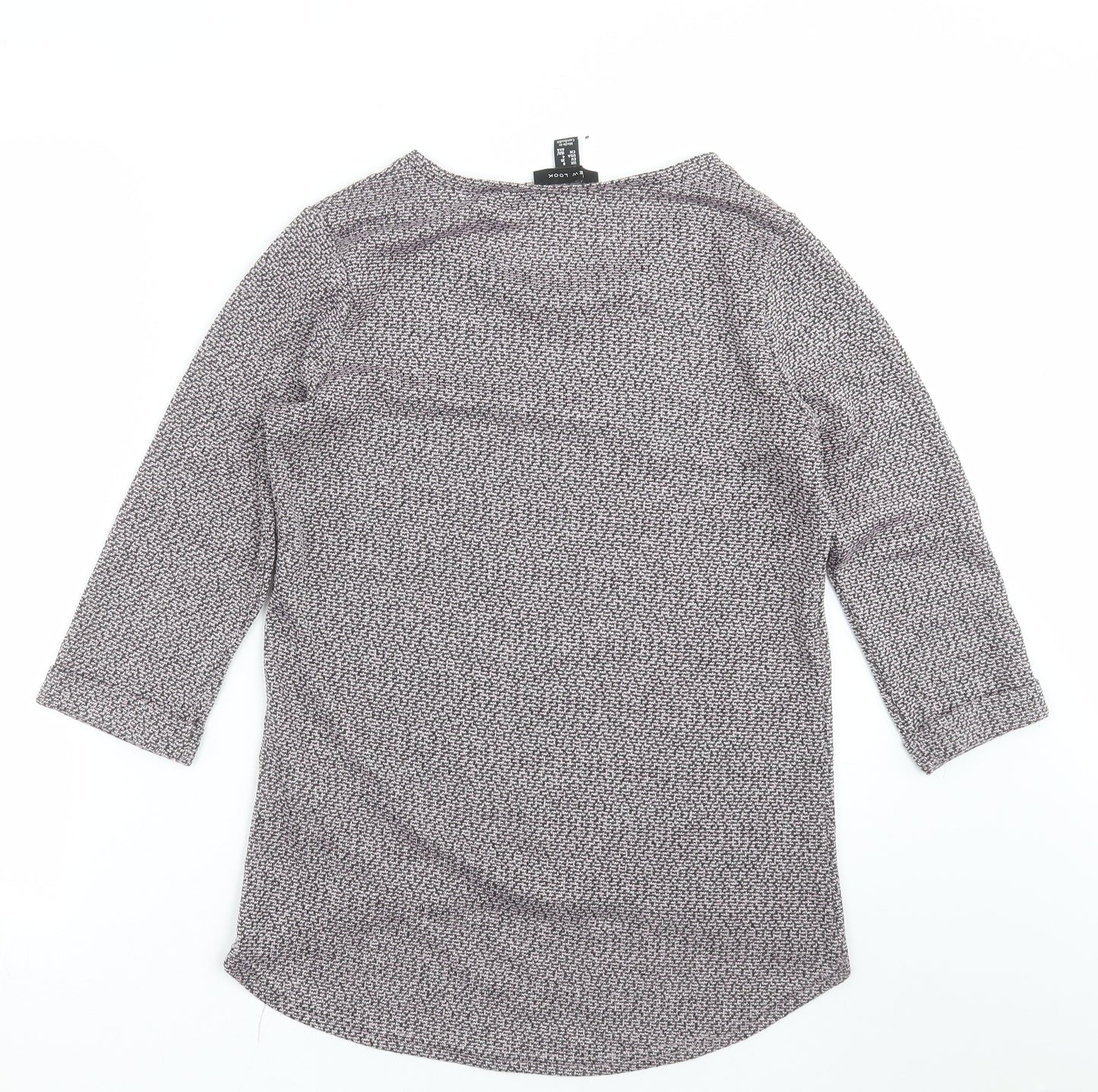 New Look Womens Purple  Knit Pullover Jumper Size 8