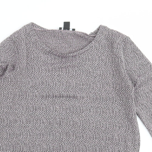 New Look Womens Purple  Knit Pullover Jumper Size 8
