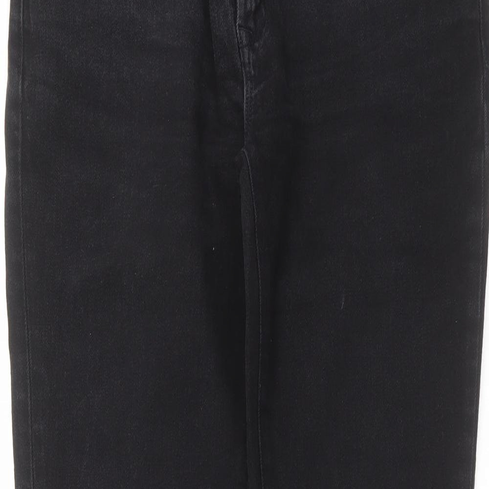 Preworn Mens Black  Denim Straight Jeans Size 30 in L32 in