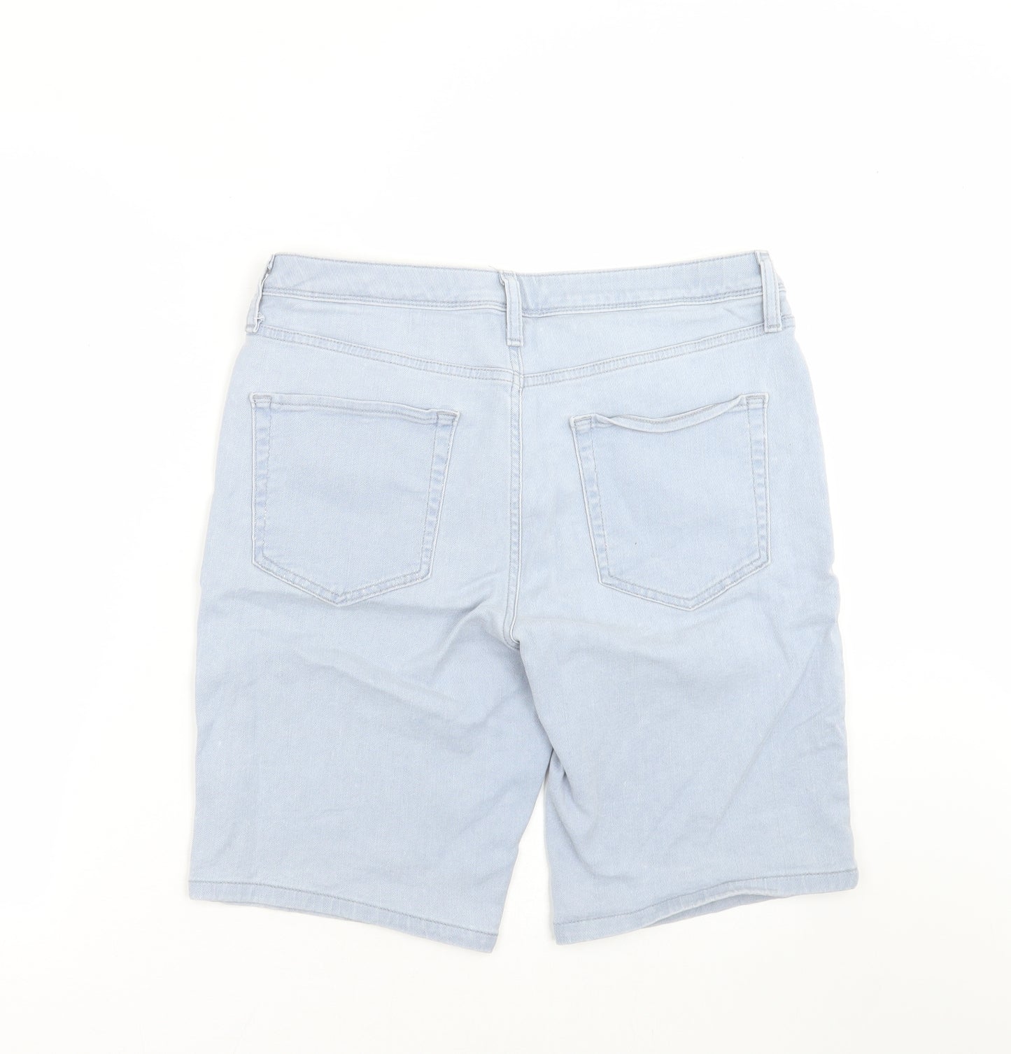 Marks and Spencer Womens Blue  Denim Bermuda Shorts Size 14