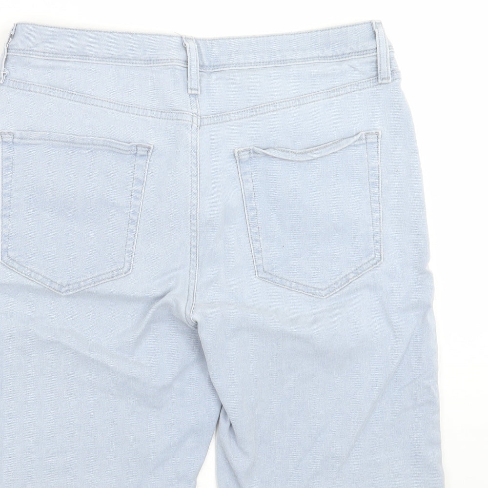 Marks and Spencer Womens Blue  Denim Bermuda Shorts Size 14
