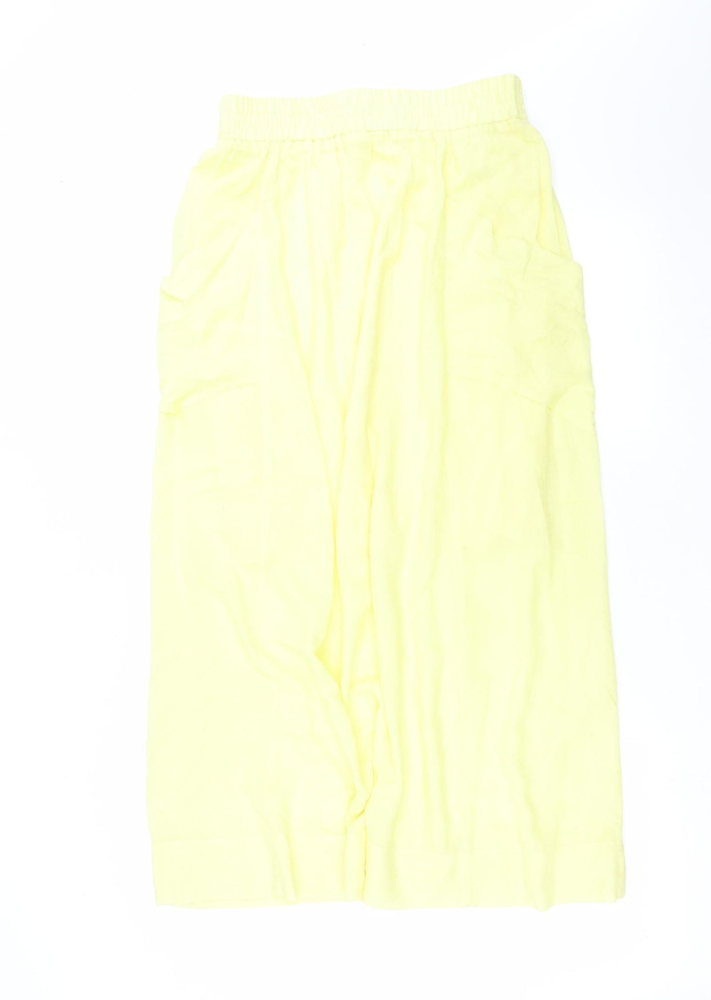 Marks and Spencer Womens Yellow   Maxi Skirt Size 8