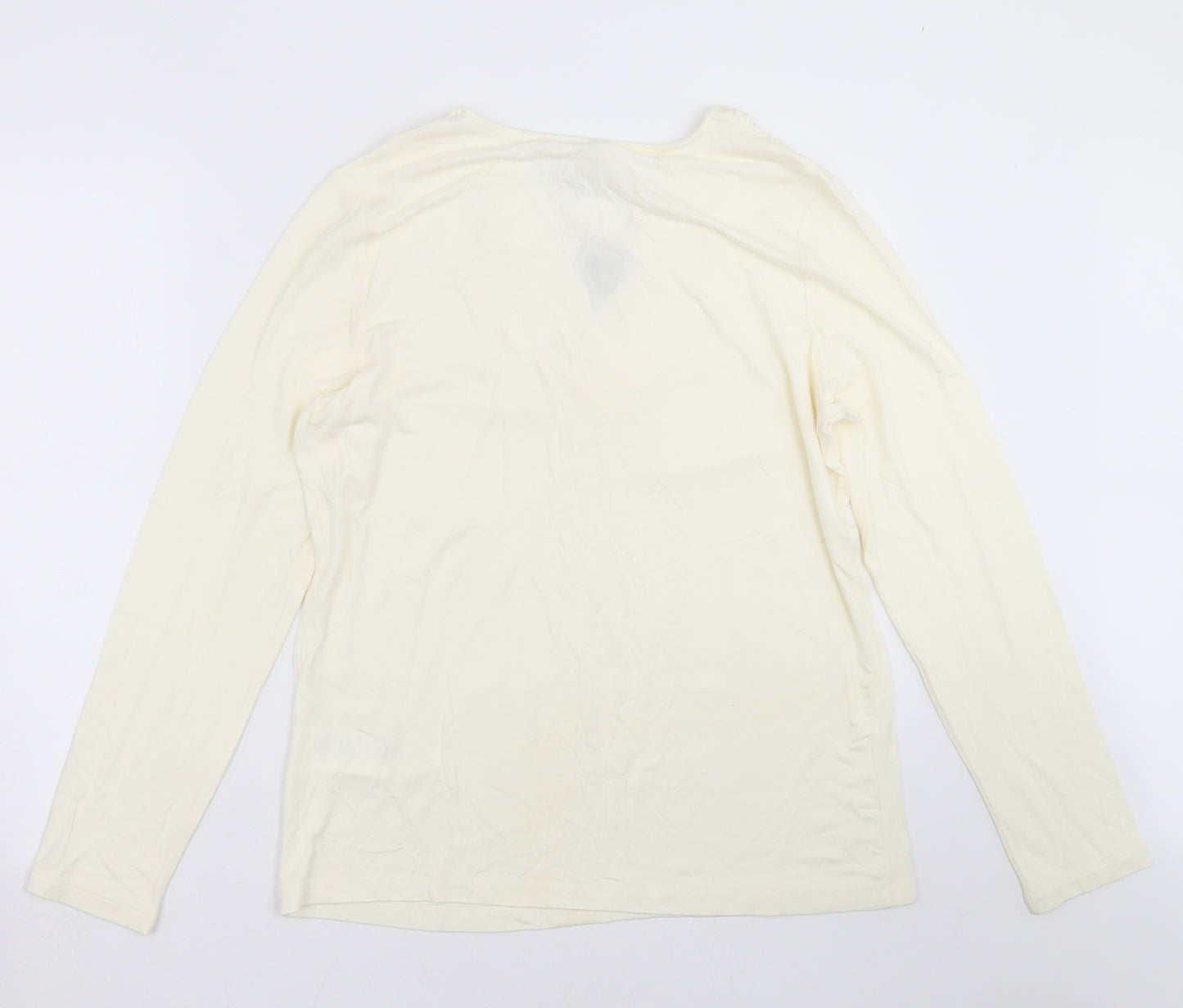 BCP Collection Womens Yellow   Basic T-Shirt Size M