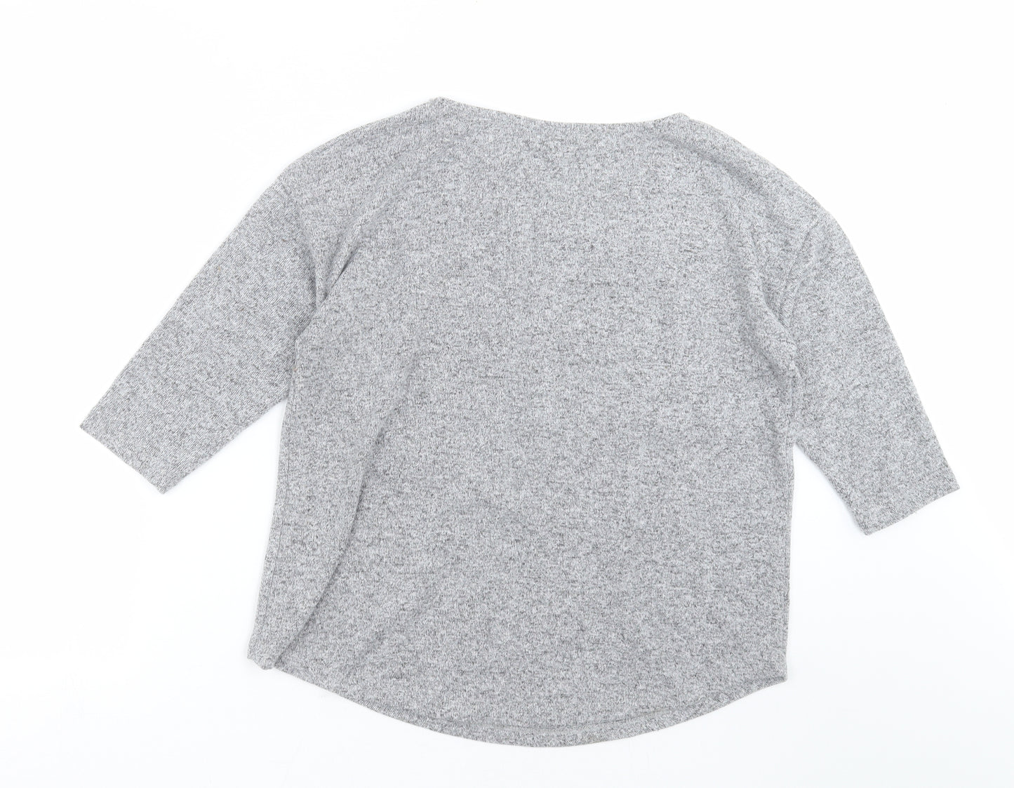 TU Womens Grey  Knit Pullover Jumper Size 8  - trees