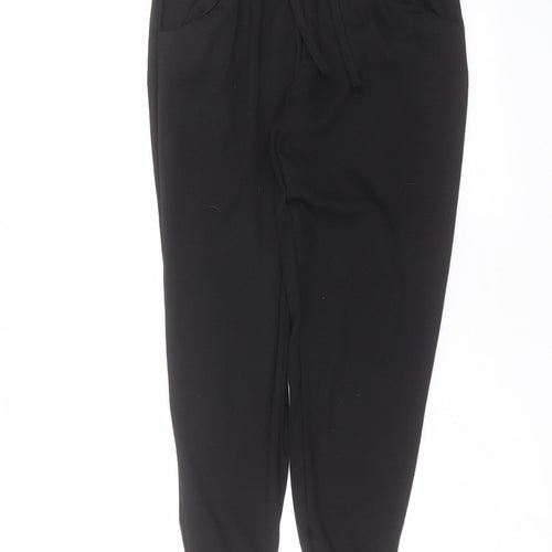 Preworn Womens Black   Jogger Trousers Size S L27 in