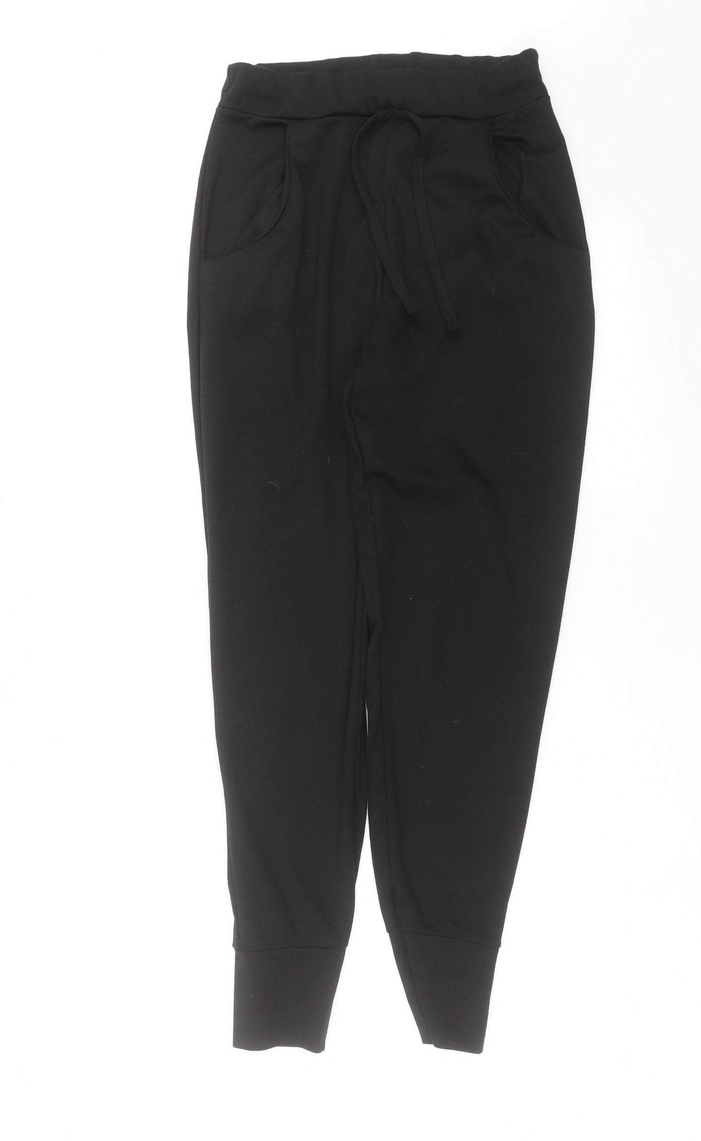 Preworn Womens Black   Jogger Trousers Size S L27 in