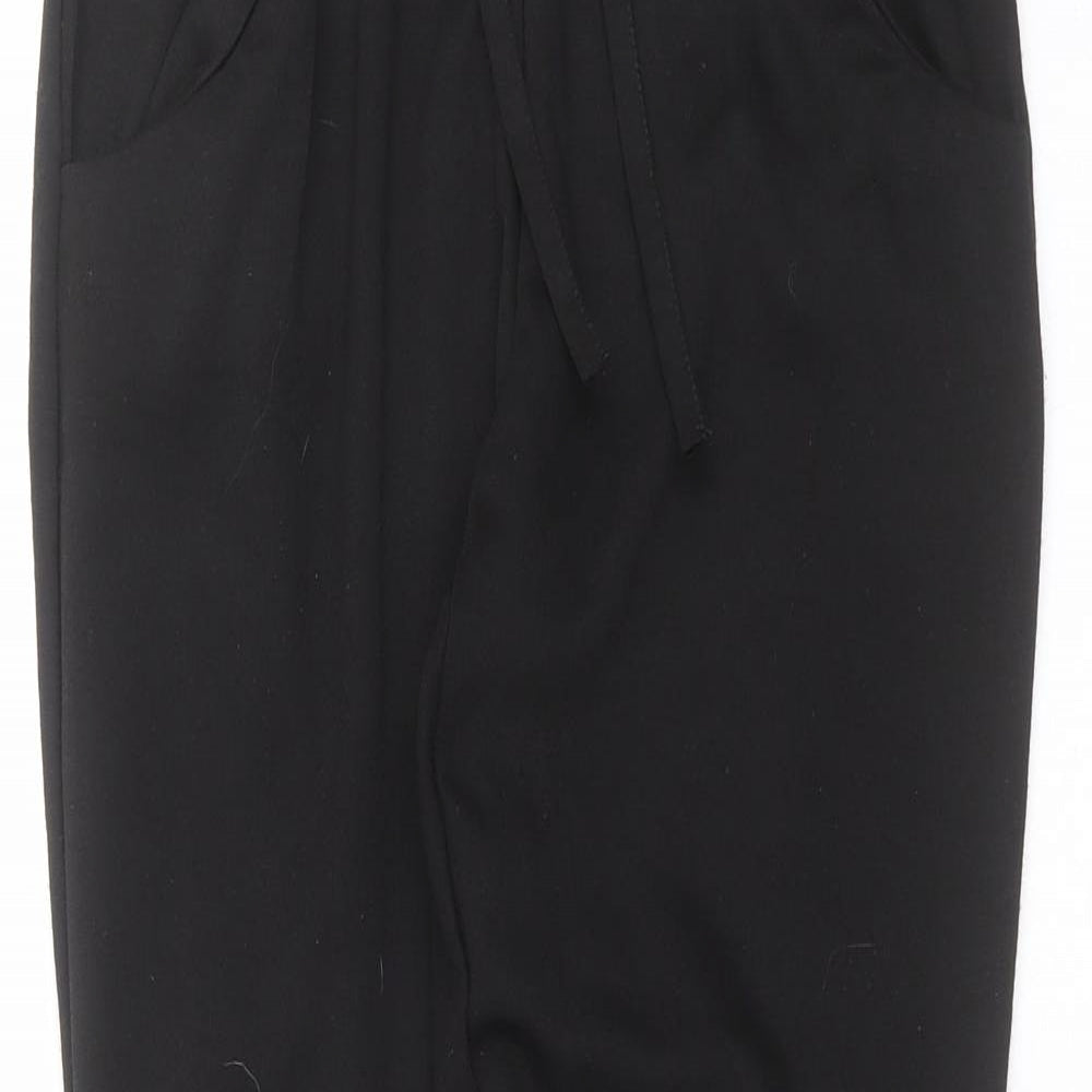 Preworn Womens Black   Jogger Trousers Size S L27 in