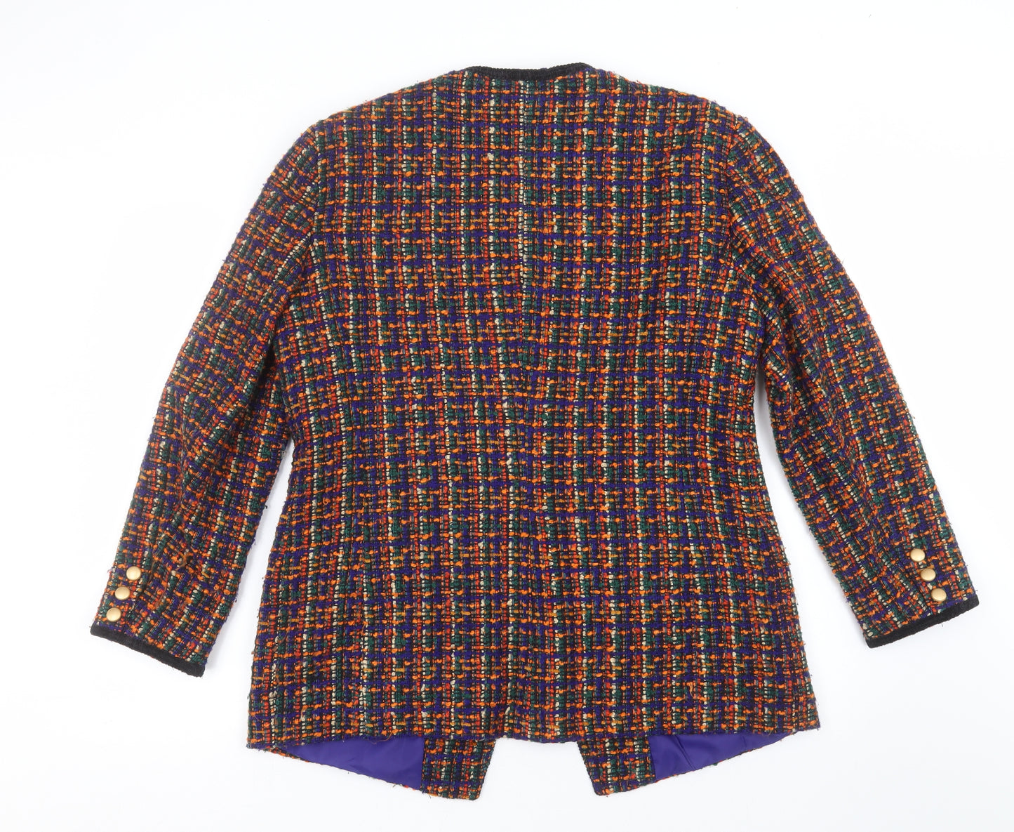Alexon Womens Multicoloured Check  Jacket Coat Size 16