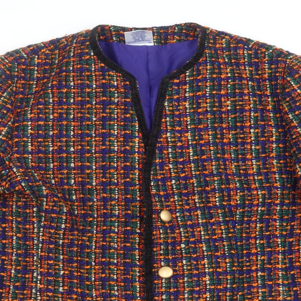 Alexon Womens Multicoloured Check  Jacket Coat Size 16