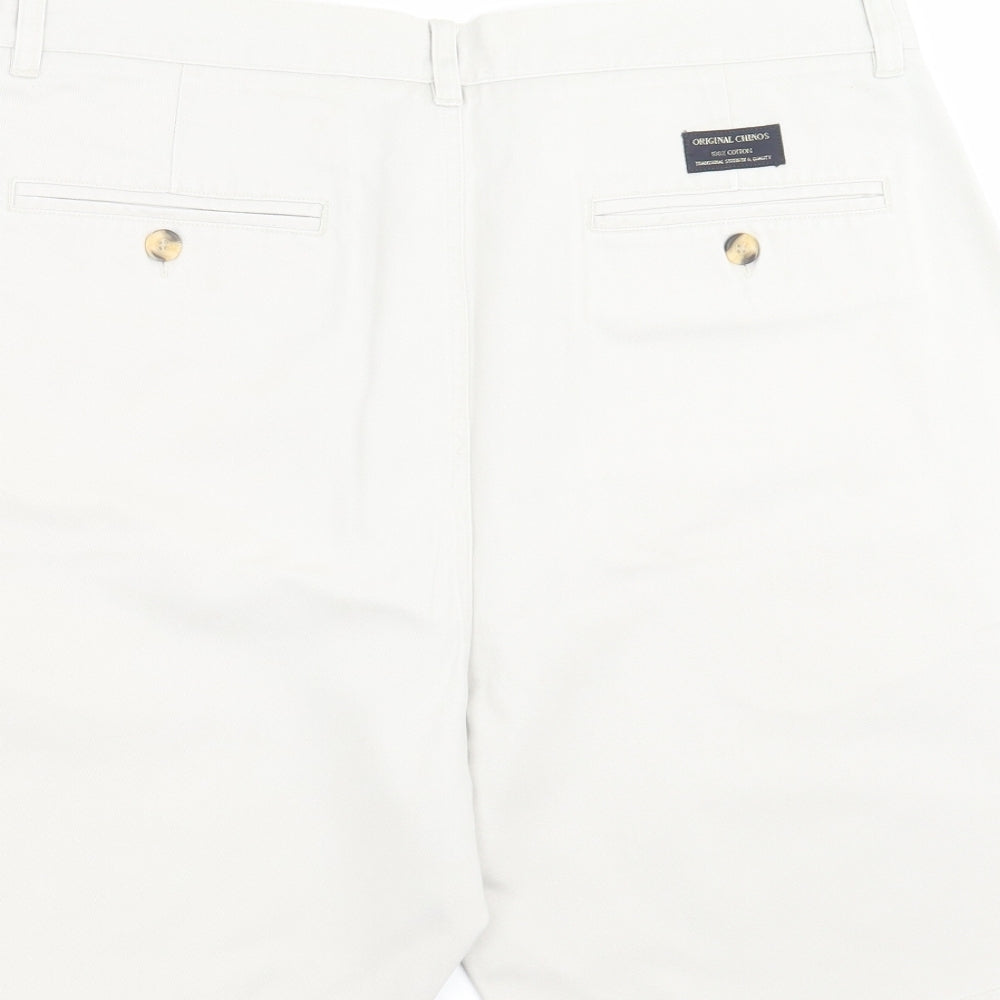 Burton Mens Beige   Chino Shorts Size 34 in