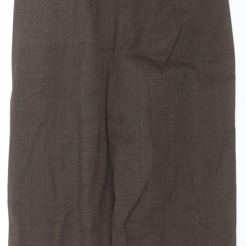 COUNTRY COLLECTION Womens Brown   Trousers  Size 14 L28 in