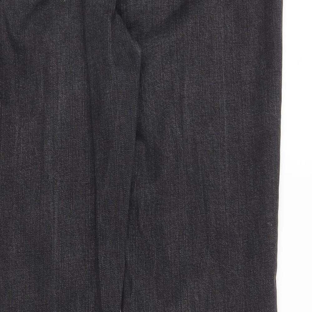 M&S Womens Grey  Denim Bootcut Jeans Size 14 L30 in