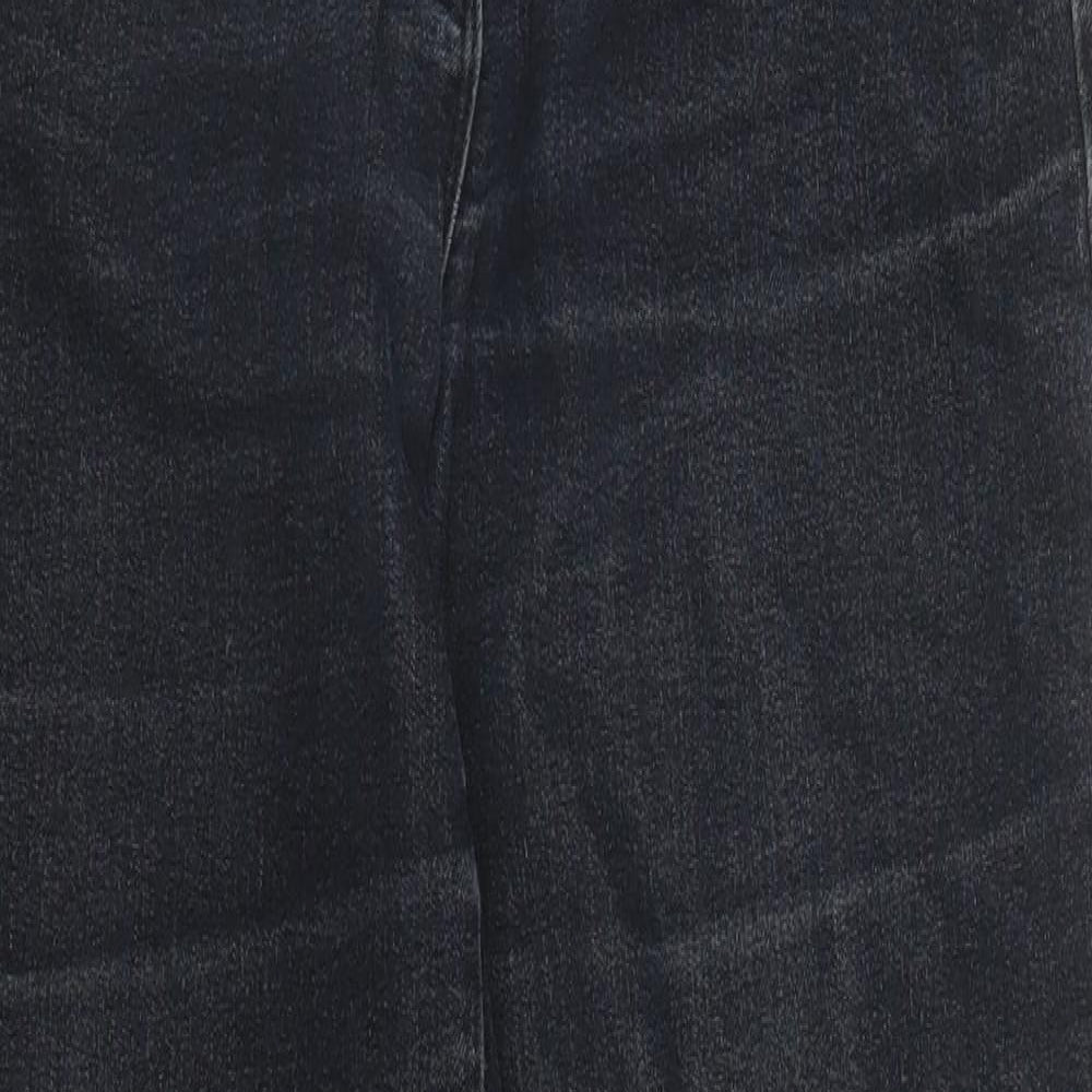 Preworn Womens Black  Denim Skinny Jeans Size 10 L25 in