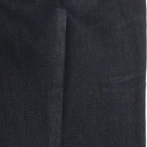 Preworn Womens Black  Denim Skinny Jeans Size 10 L25 in