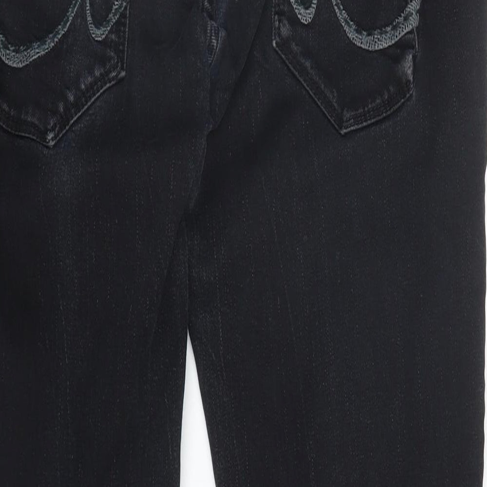 LTB 1948 Womens Black  Denim Straight Jeans Size 28 in L26 in