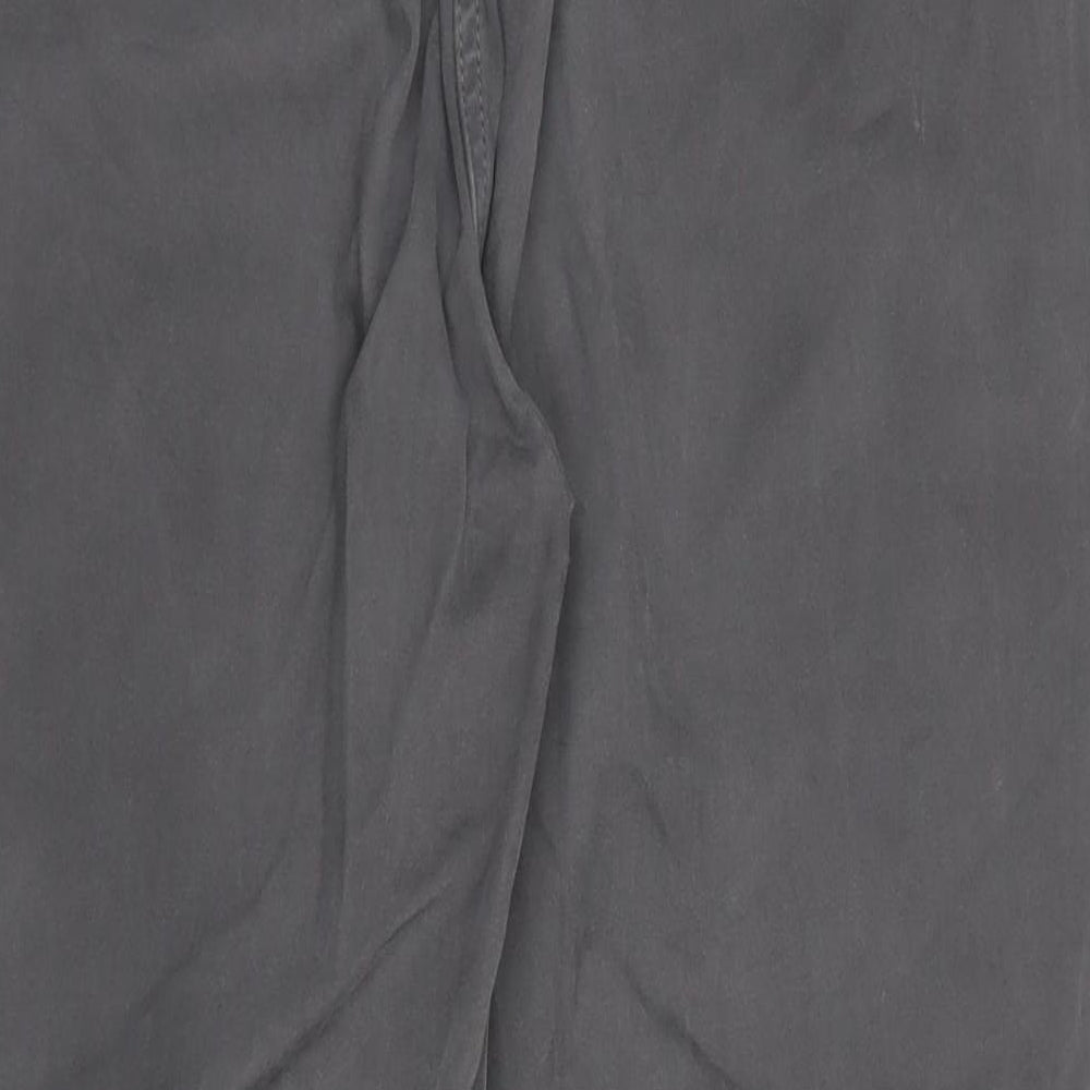 Per Una Womens Grey   Chino Trousers Size 16 L27 in