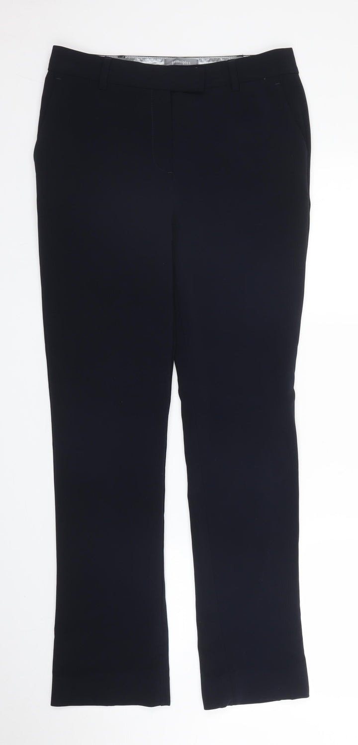 Principles Womens Blue Trousers Size 10 L29 in