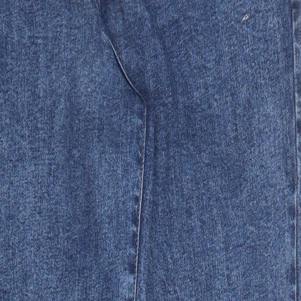 TU Womens Blue  Denim Mom Jeans Size 14 L29 in