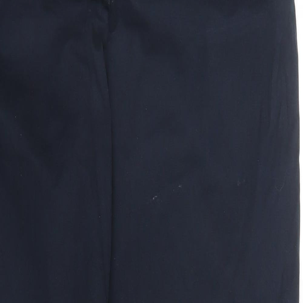M&S Womens Blue   Carpenter Trousers Size 8 L29 in