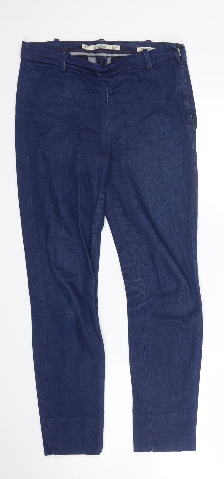 Leana Woman Womens Blue  Denim Capri Jeans Size 8 L26 in